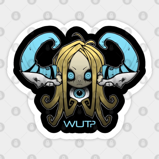 WUT? 1 Sticker by Umbral Lunacy